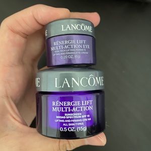 Lancome face cream and eye cream